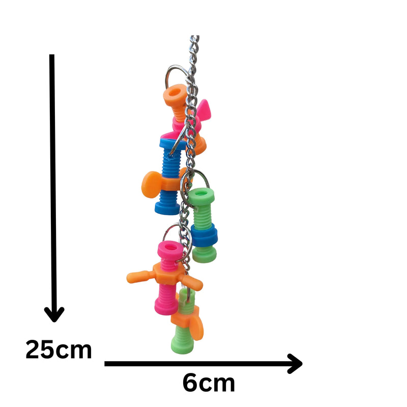 Chain of Spinners Bird Toy