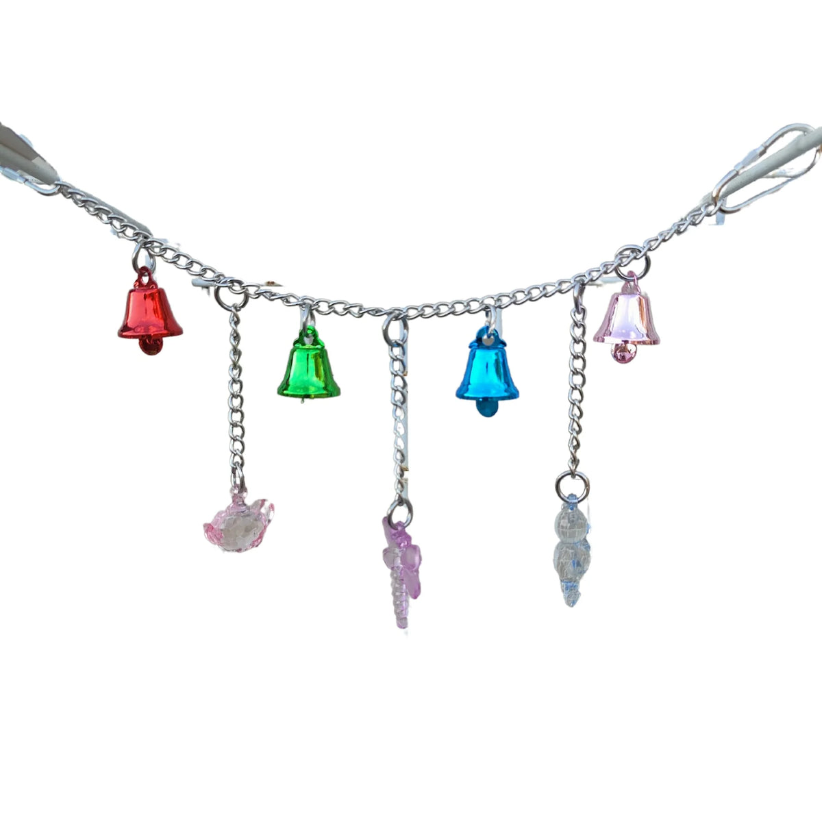 Chain with Bells and Assorted Beads Bird Toys