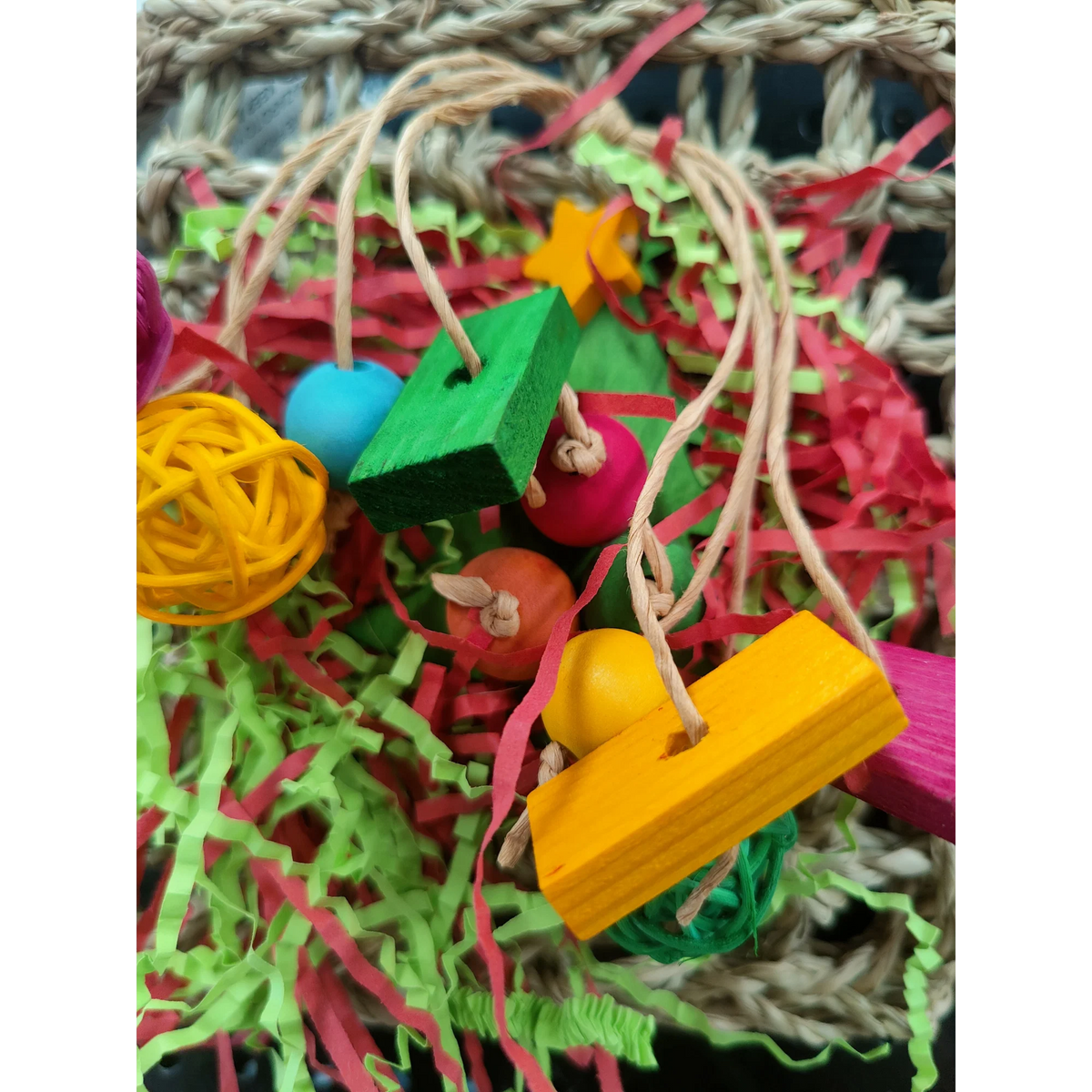 Cherry Mat Bird Toy