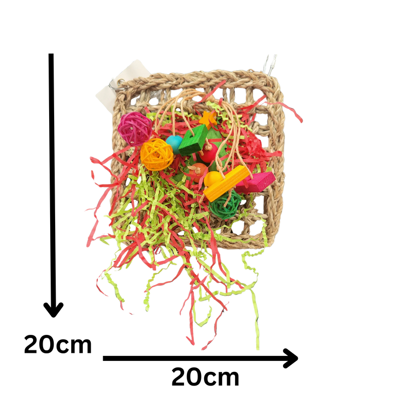 Cherry Mat Bird Toy