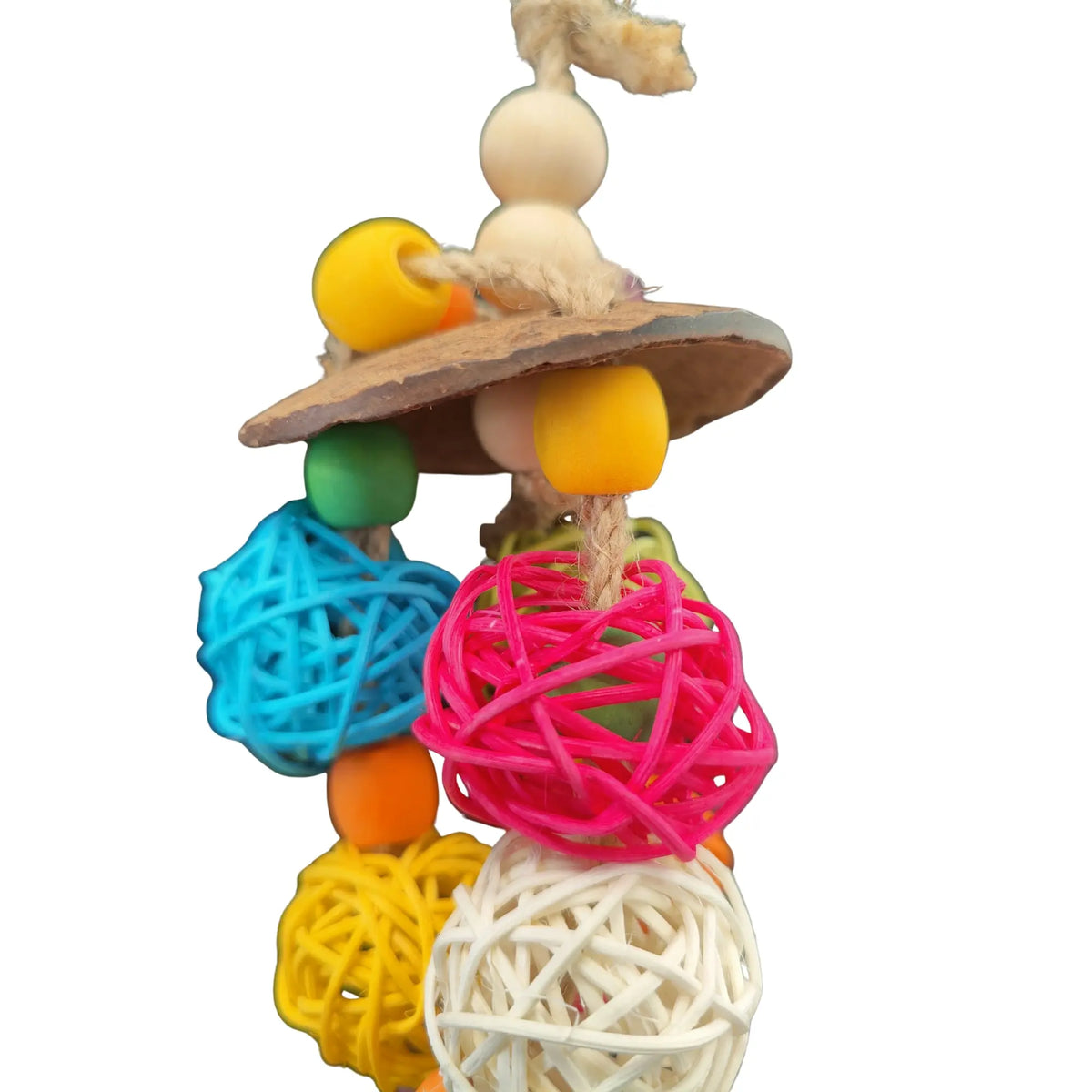 Coconut Cap Bird Toy