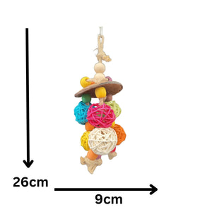 Coconut Cap Bird Toy