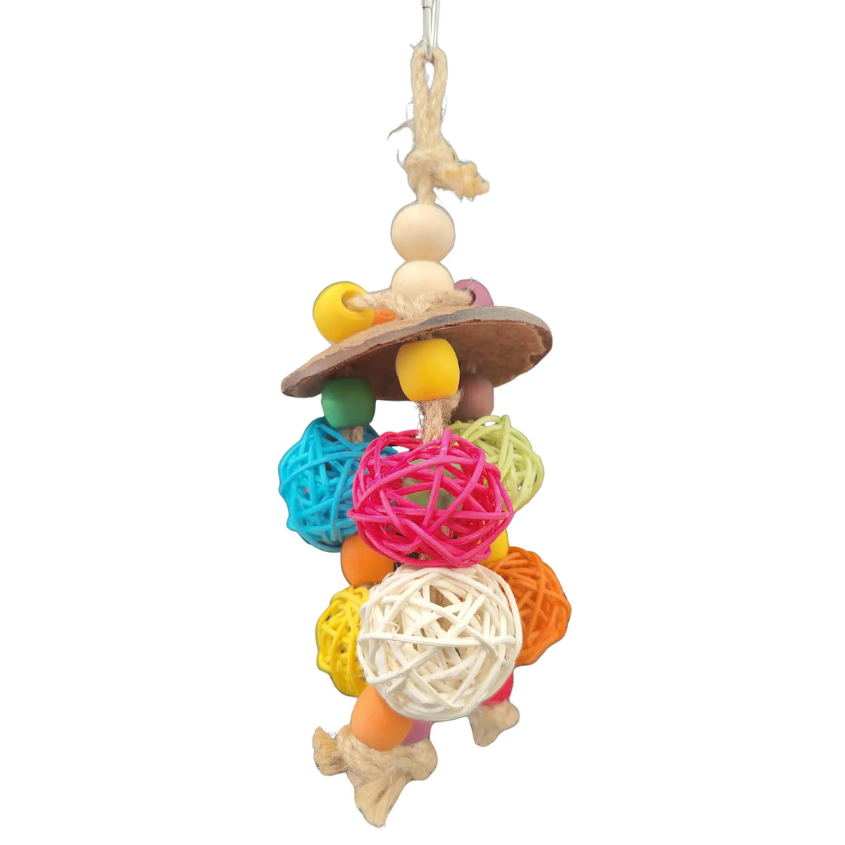 Coconut Cap Bird Toy