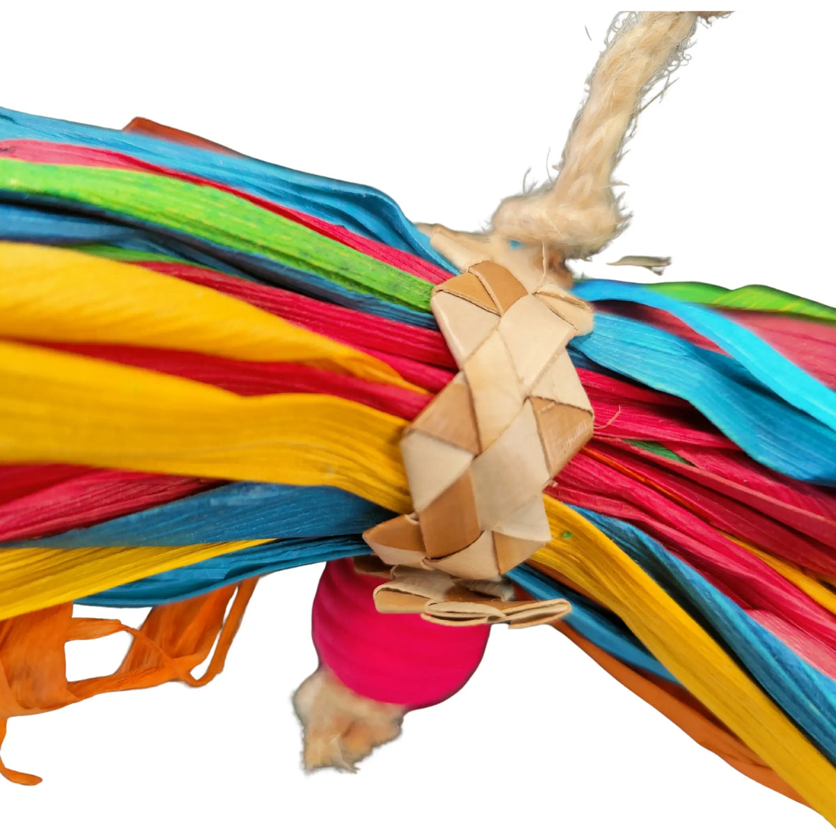 Coloured Bow Bird Toy