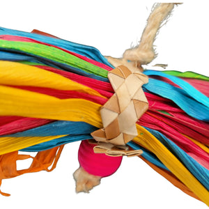 Coloured Bow Bird Toy