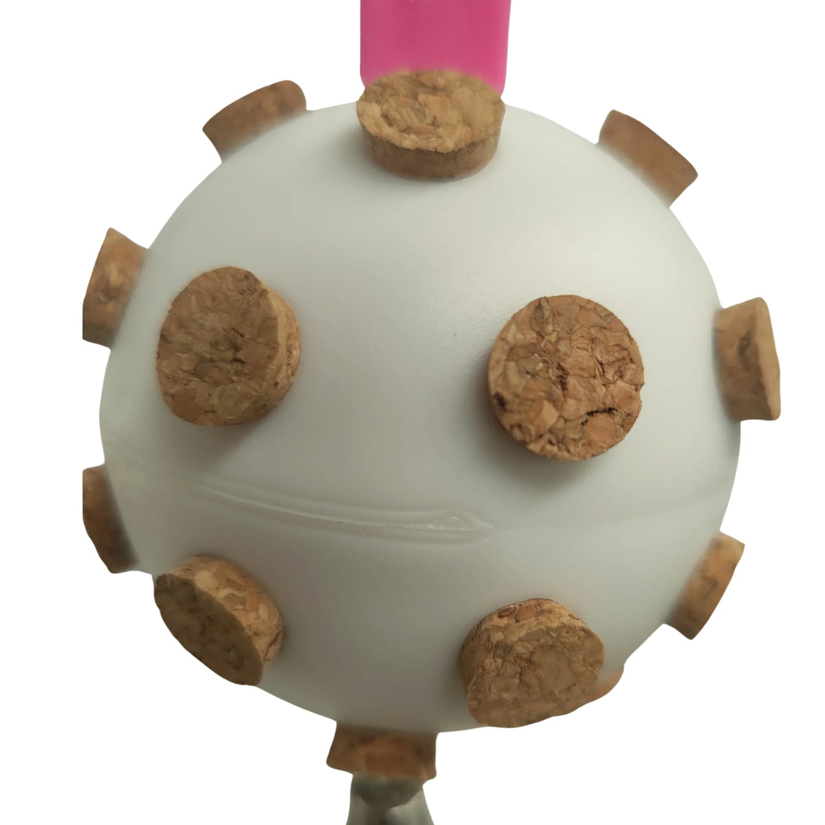 Cork Ball Bird Toy