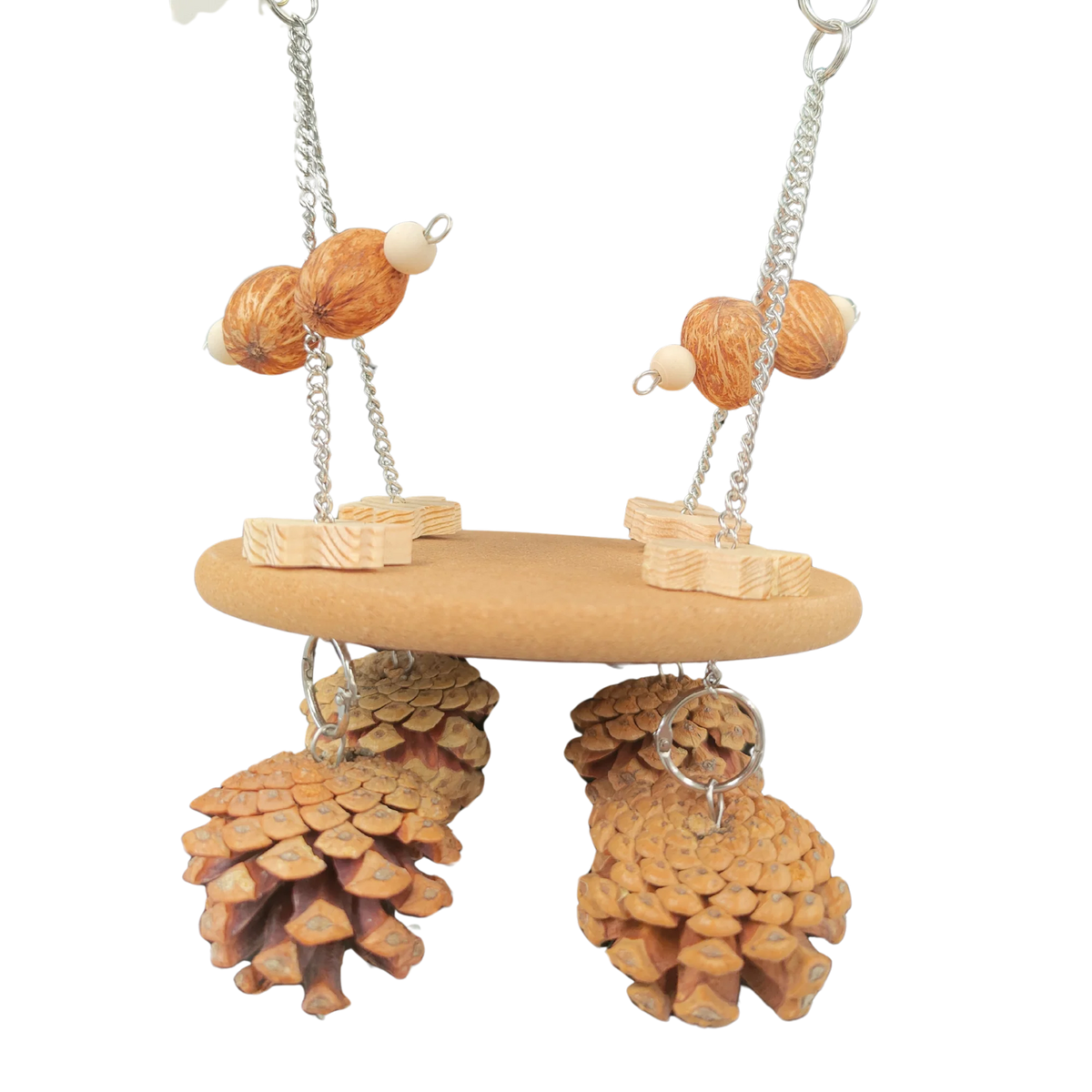 Cork Pine Platform Bird Toy