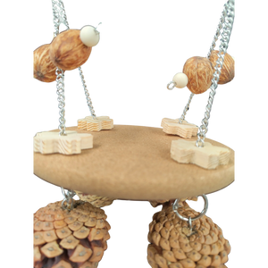 Cork Pine Platform Bird Toy