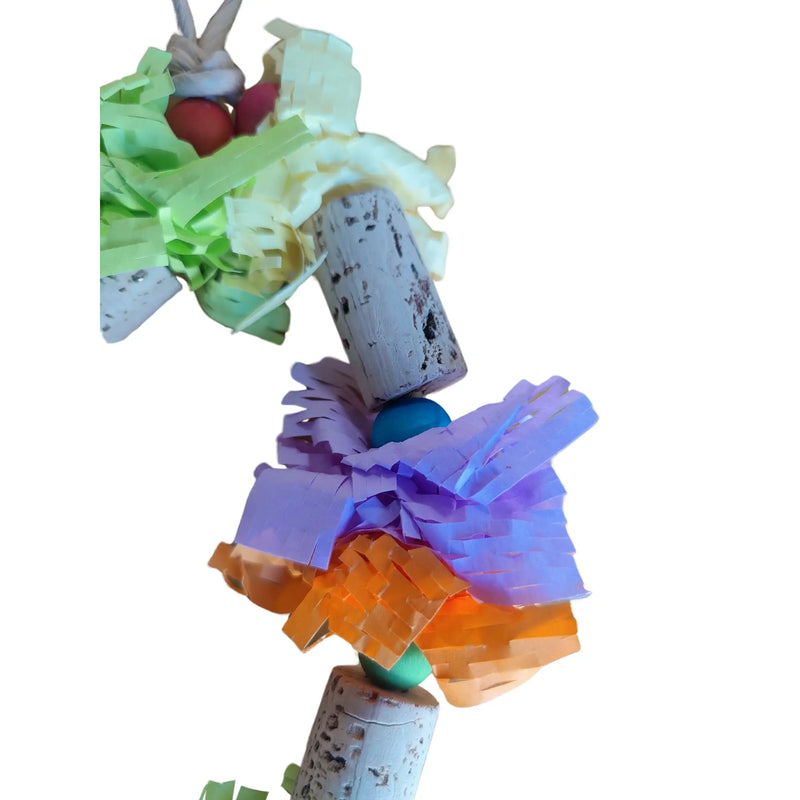Cork Waffle Bird Toy