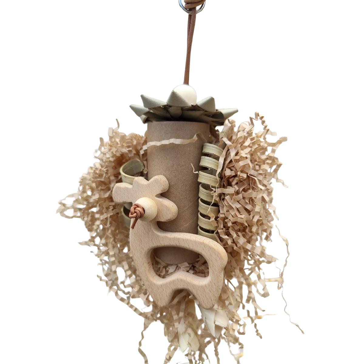 Cow Tube Bird Toy