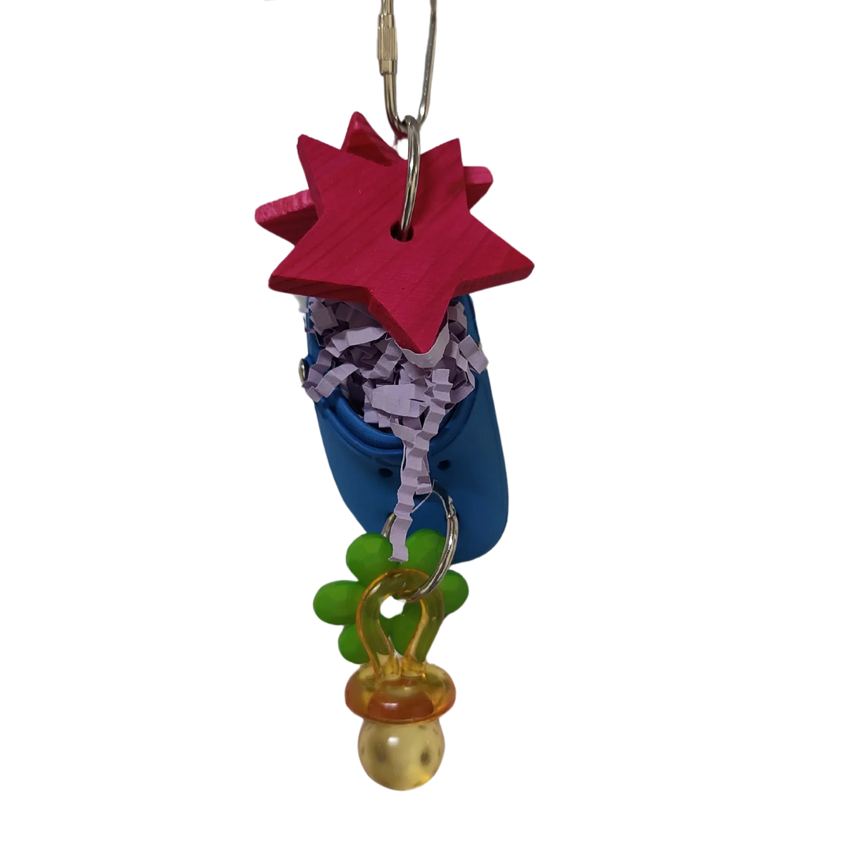 Croc with Stars Bird Toy