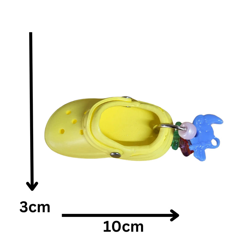 Croc with Beads Foot Toy