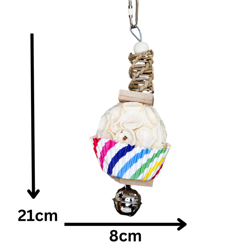 Cup Cake Bird Toy