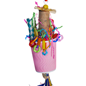 Cup of Goodies Bird Toy