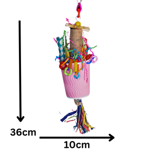 Cup of Goodies Bird Toy