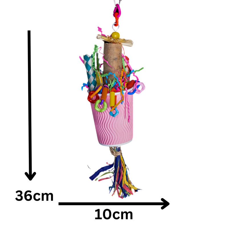 Cup of Goodies Bird Toy