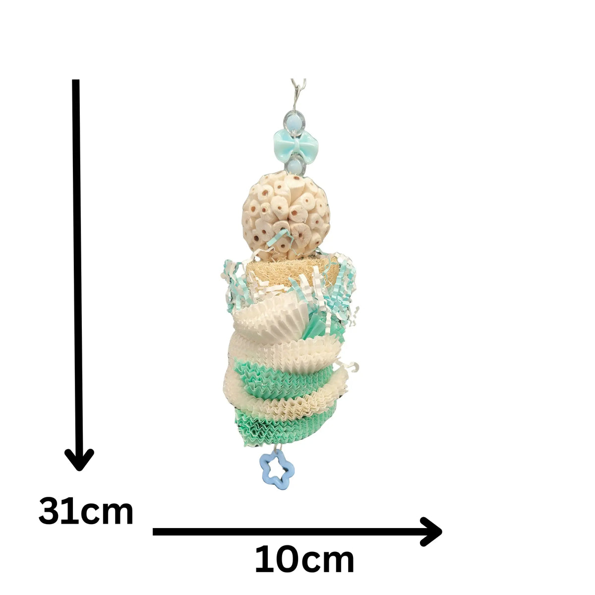Cupcake Stack Bird Toy