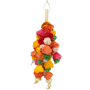 Dangling Bouquet Bird Toy