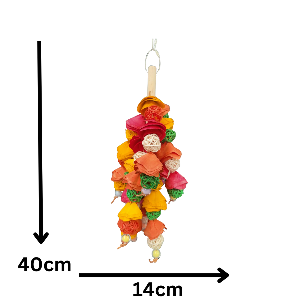 Dangling Bouquet Bird Toy