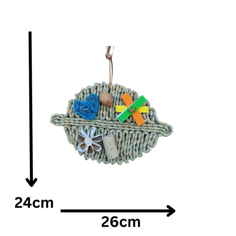 Decorative Palm Leaf Large Bird Toy