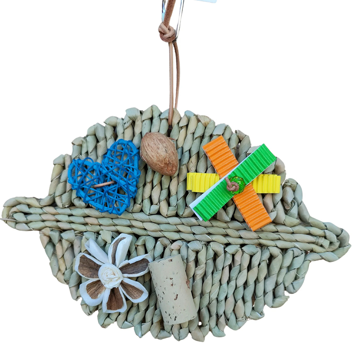 Decorative Palm Leaf Large Bird Toy