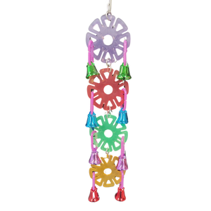 Discs and Bells Bird Toy