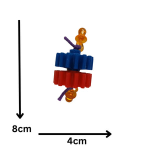 Double Gears Foot Bird Toy