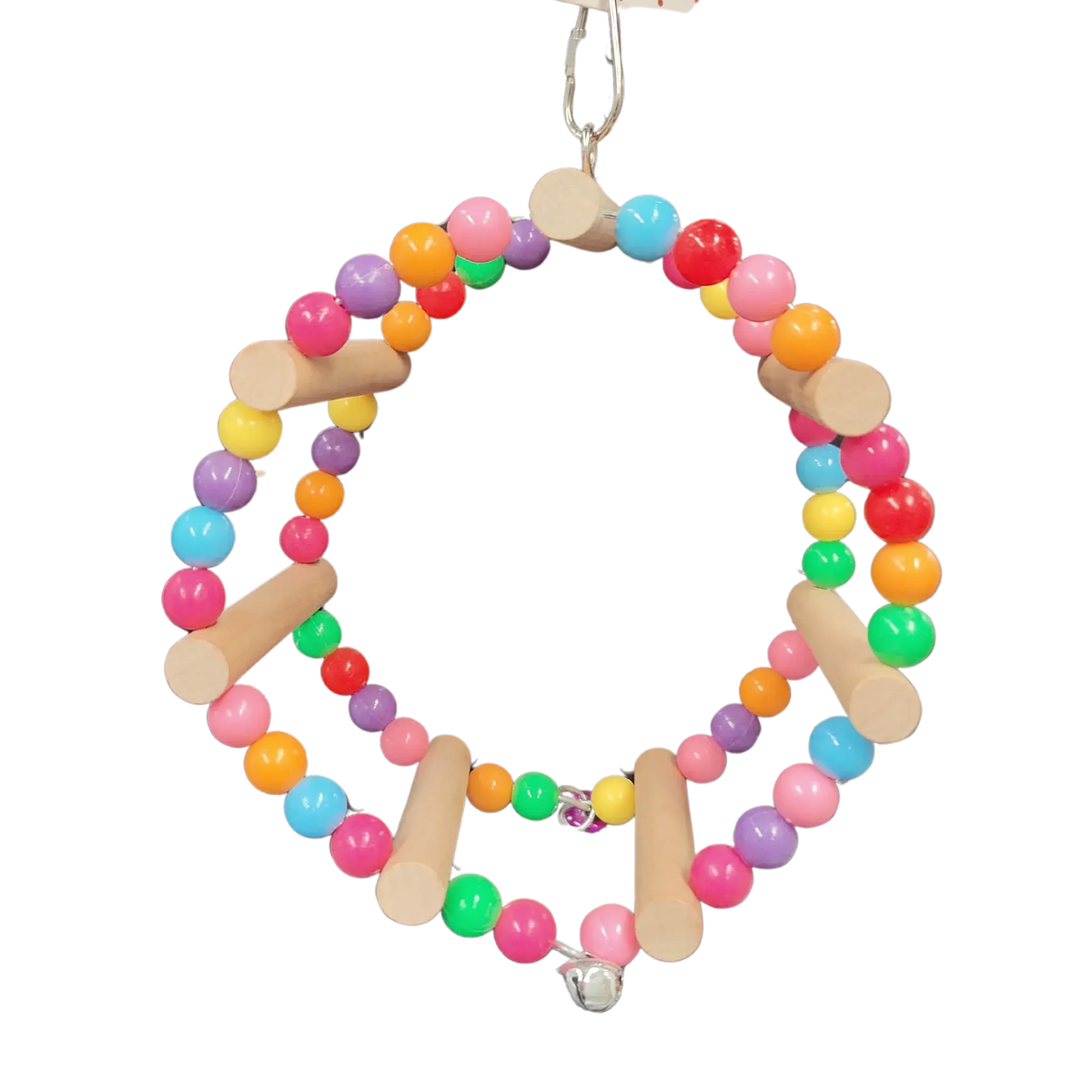 Double Ring Swing Bird Toy