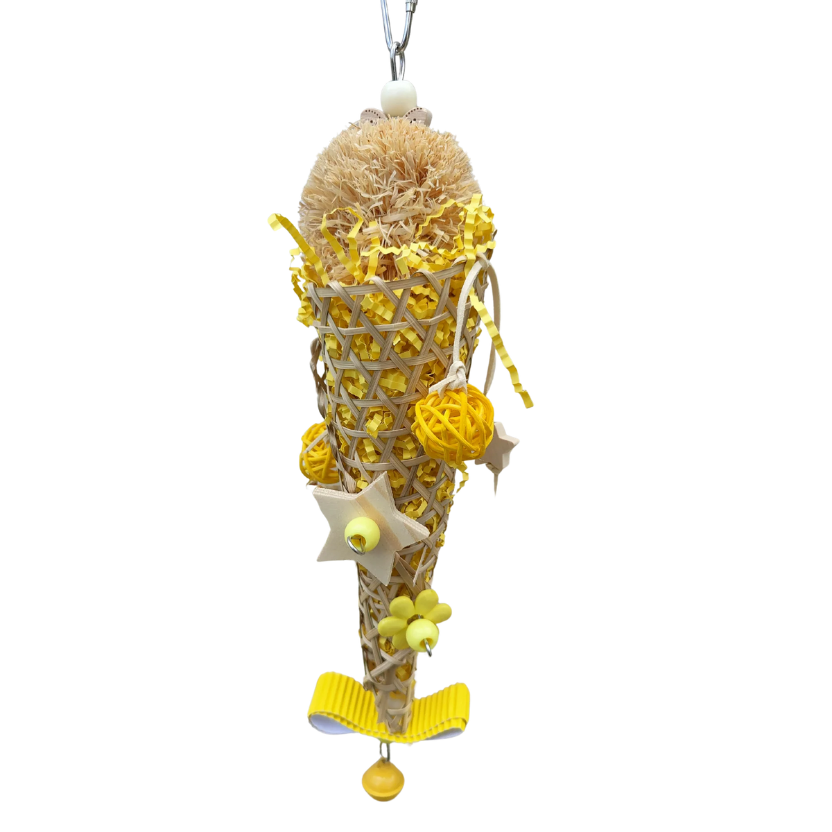 Dressed Cone Bird Toy
