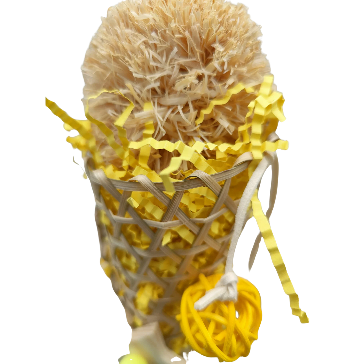 Dressed Cone Bird Toy