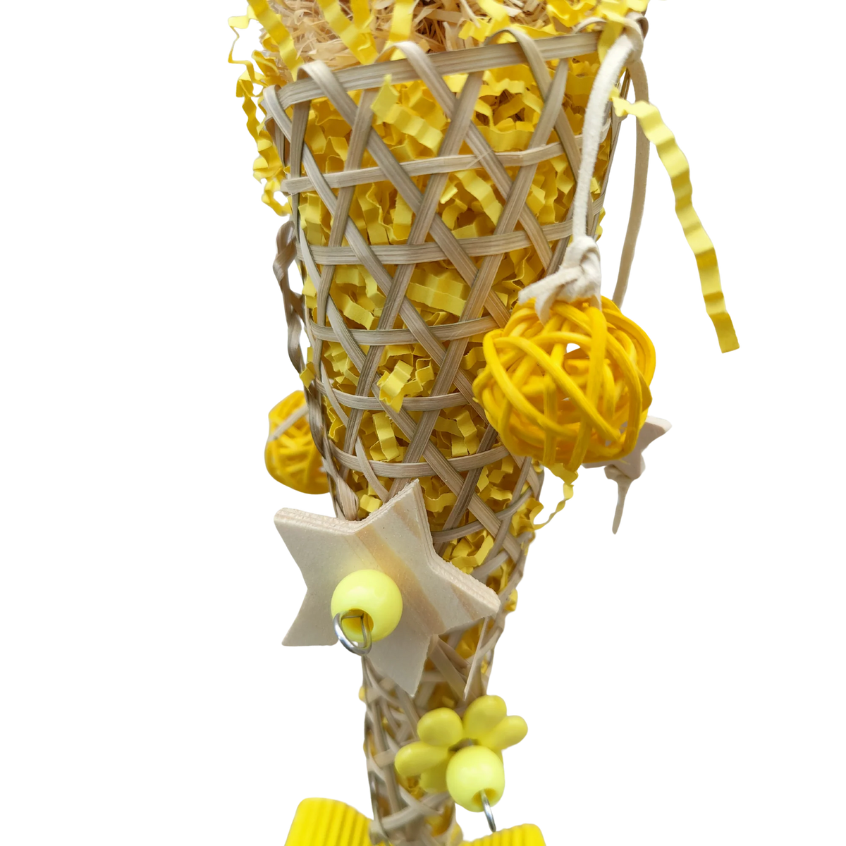 Dressed Cone Bird Toy