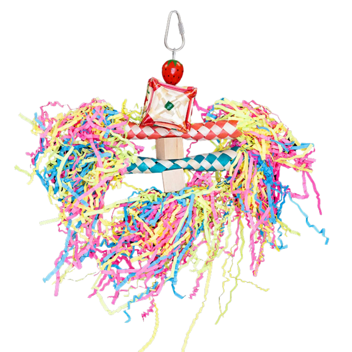 Filled Finger Traps Bird Toy
