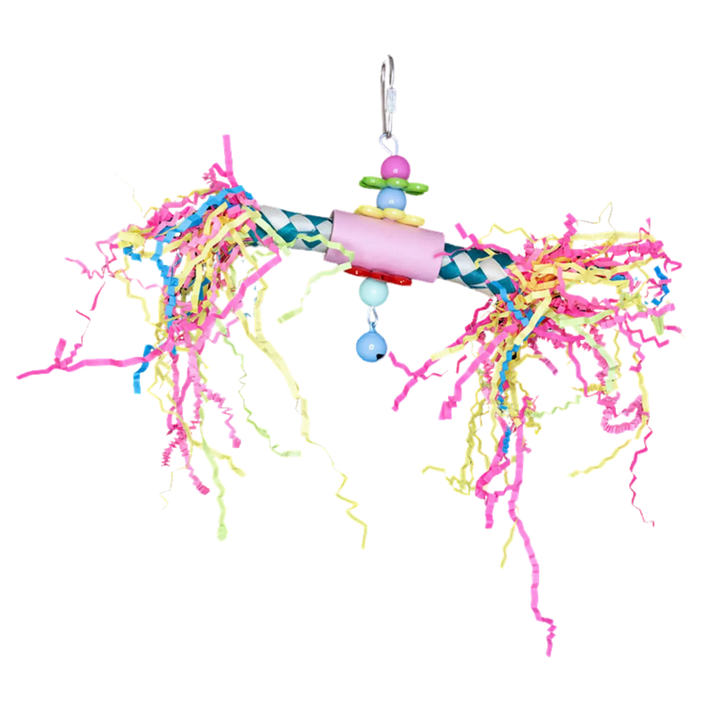 Finger Trap Fun Bird Toy

Small but full of excitement, this shredable toy is perfect for little birds to chew, pull, and play with for hours.

Size: 13 cm x 20 cm