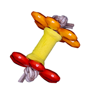 Flower Spindle Bird Foot Toy