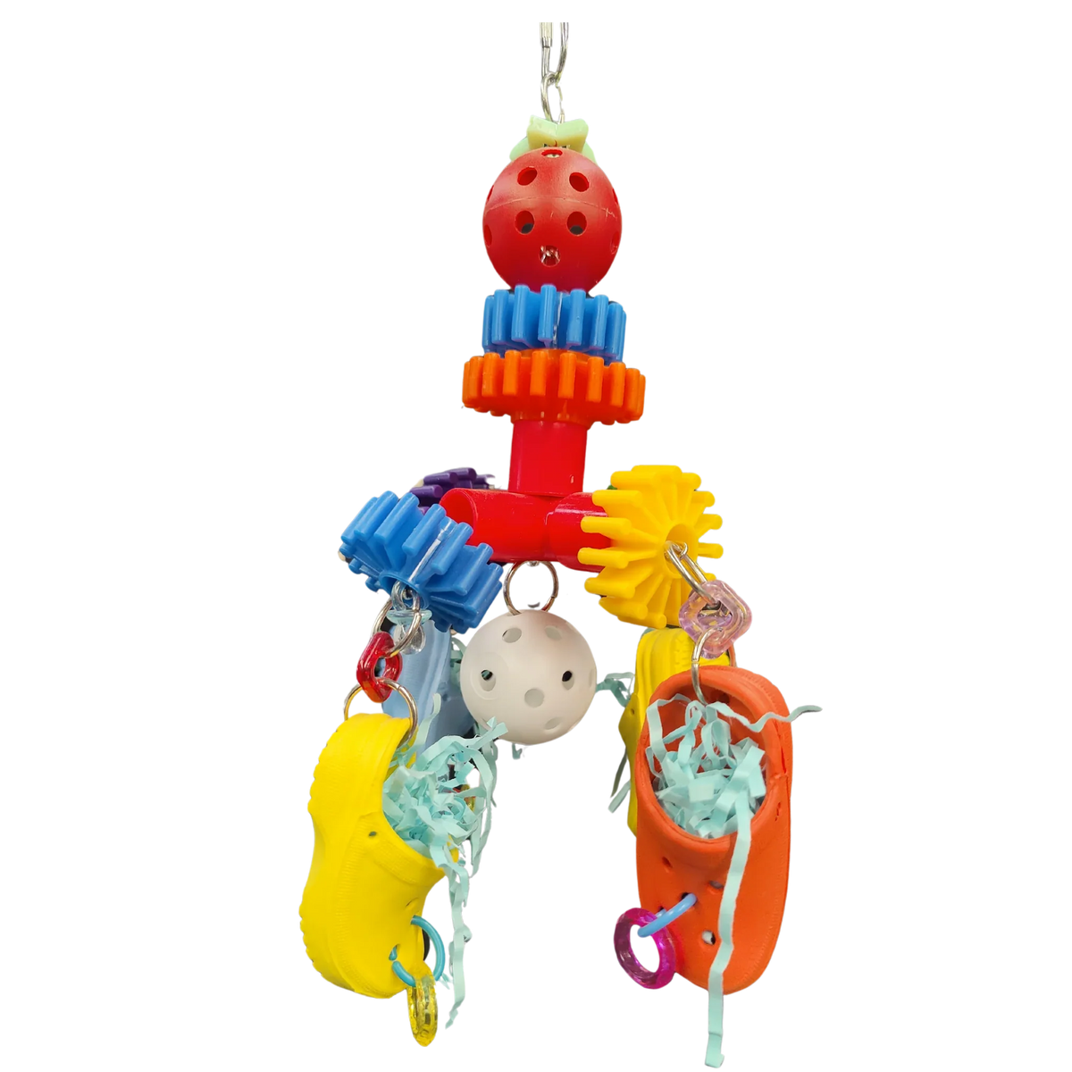 Four Crocs Bird Toy