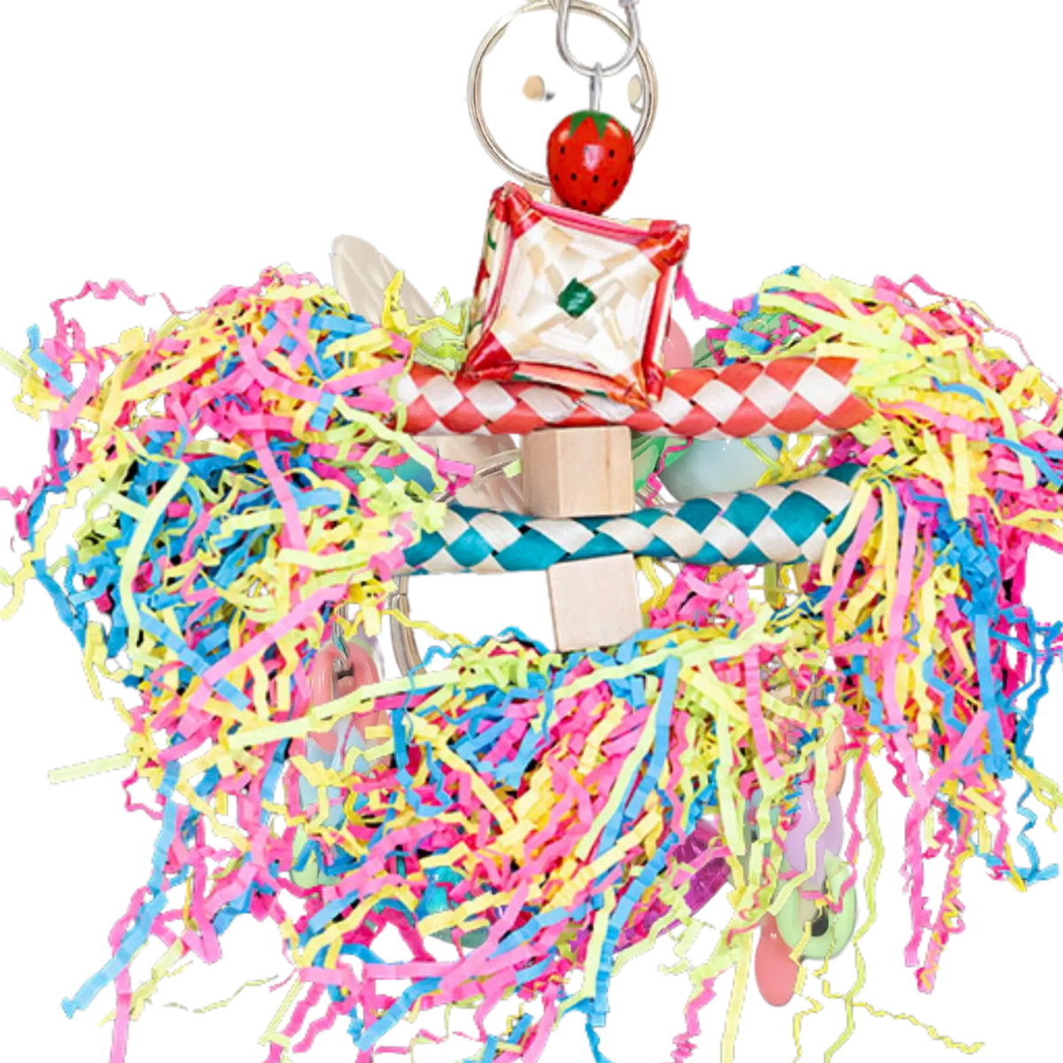 Filled Finger Traps Bird Toy