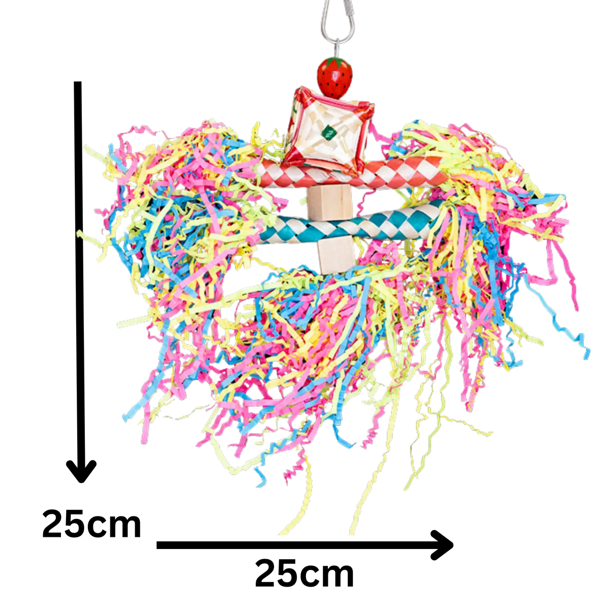 Filled Finger Traps Bird Toy
