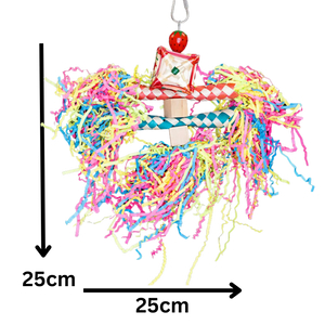 Filled Finger Traps Bird Toy