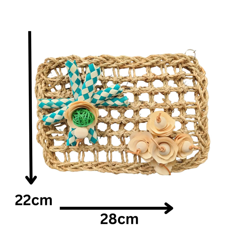 Finger Trap Mat bird Toy