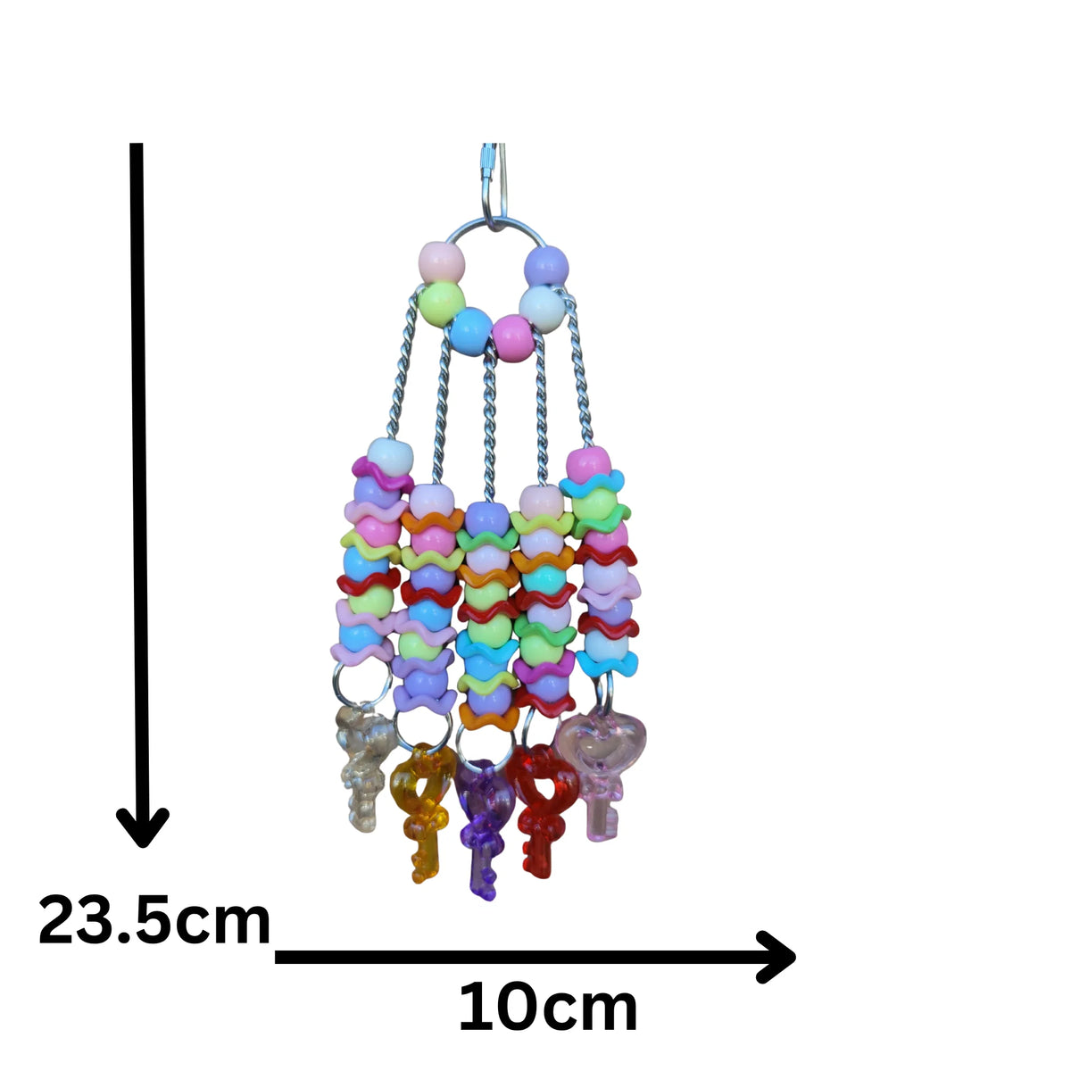 Five Fun Keys Bird Toy