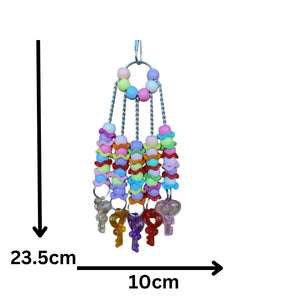 Five Fun Keys Bird Toy