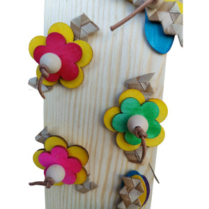Flower Board Bird Toy