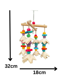 Flower Mobile Bird Toy