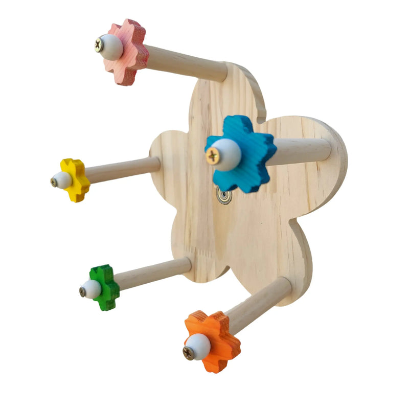 Flower Spinner Bird Toy