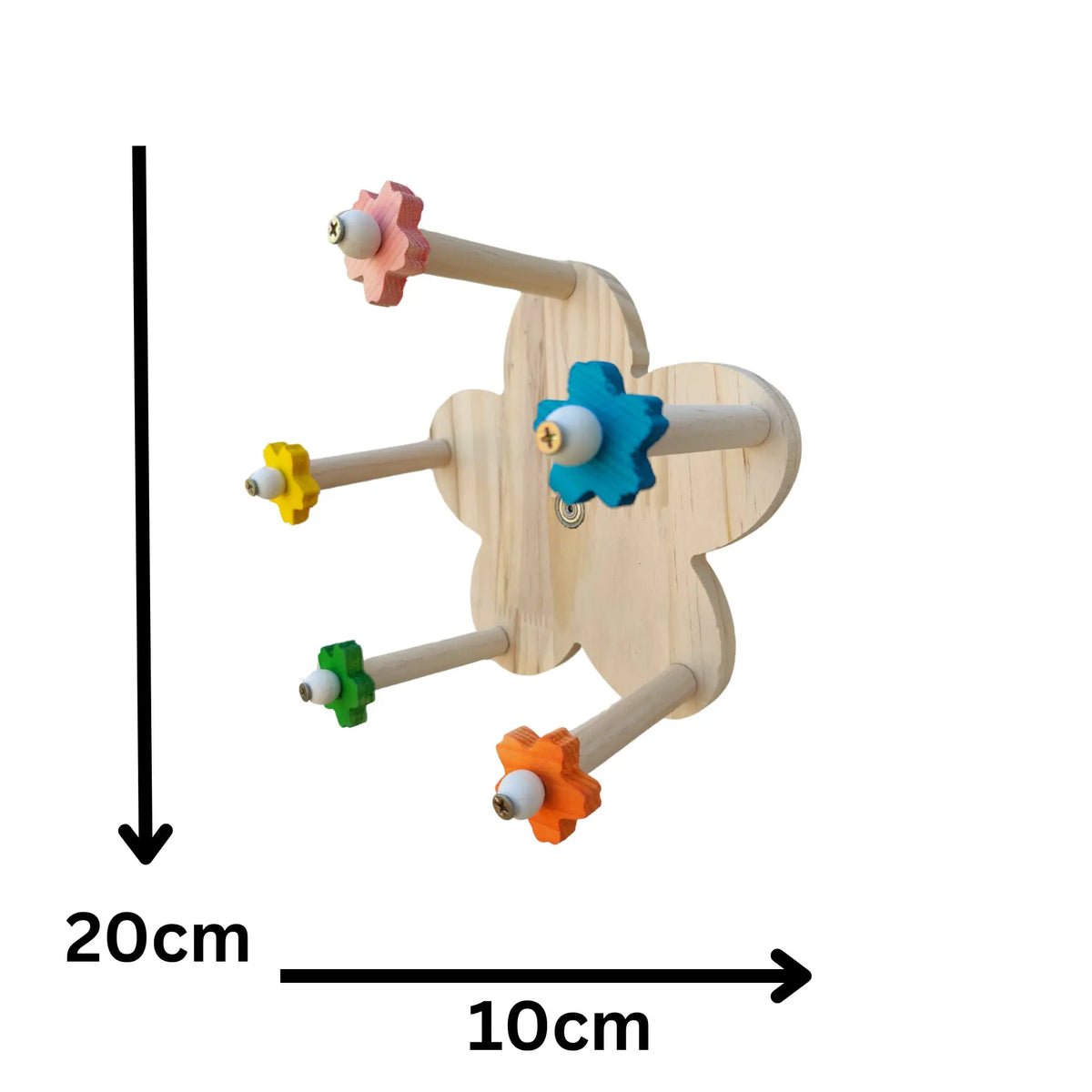 Flower Spinner Bird Toy