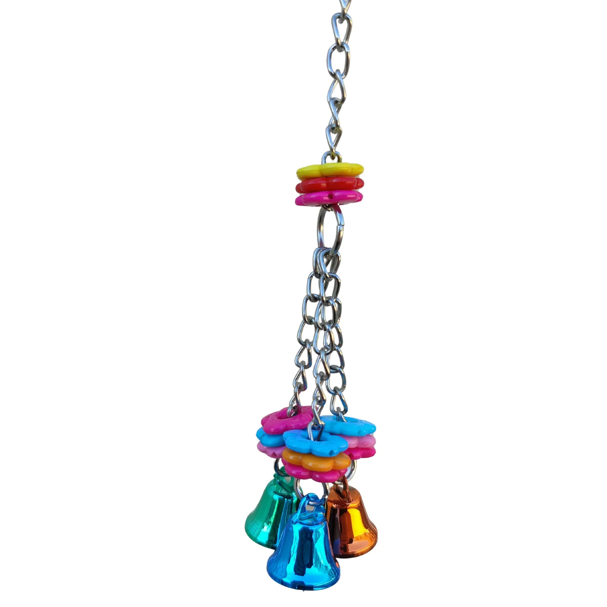 Small Flowers and Bells Bird Toy