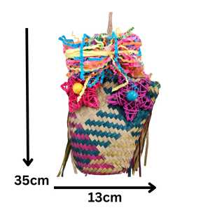 Foraging Basket of Colour Bird Toy