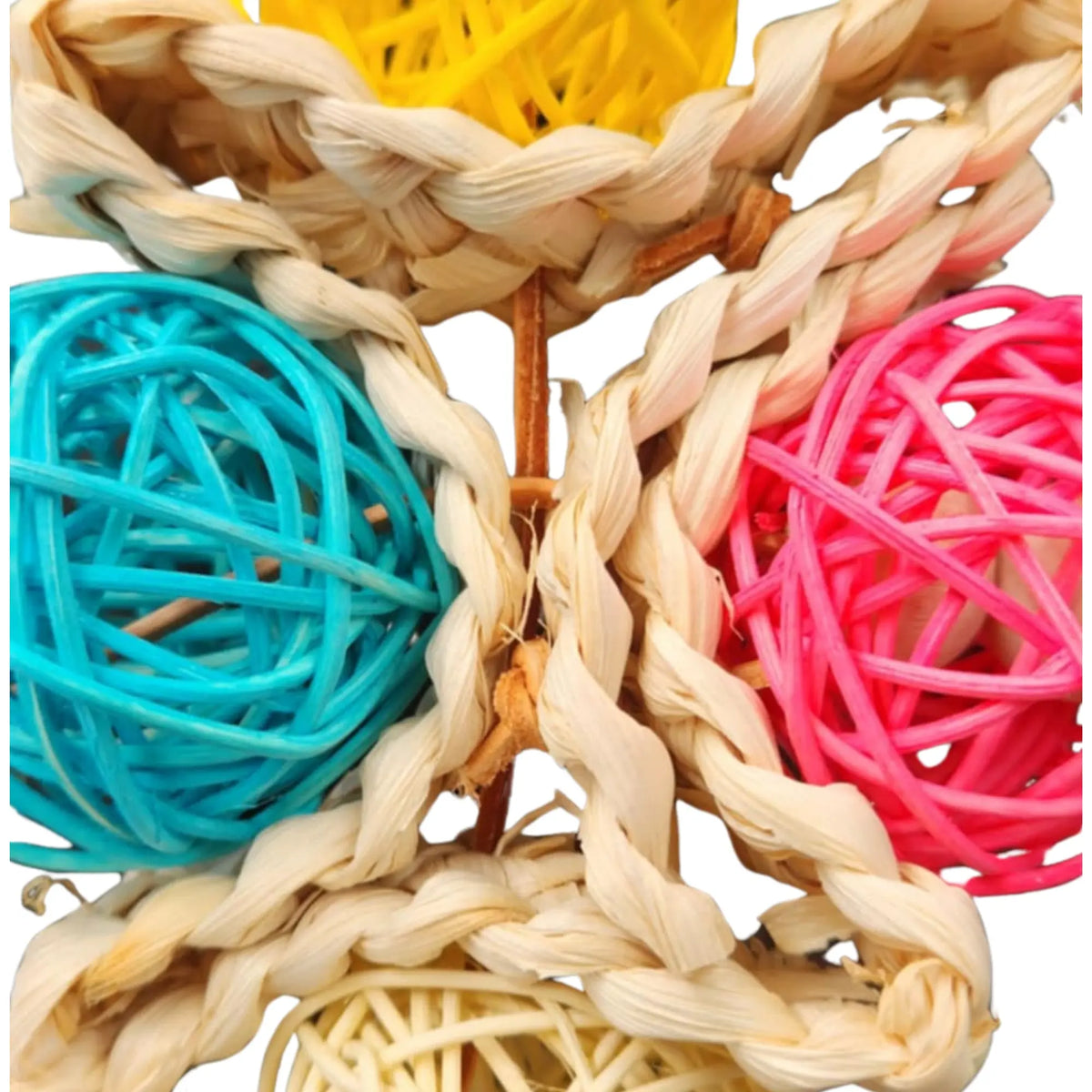 Four Cane Balls bird Toy