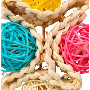 Four Cane Balls bird Toy