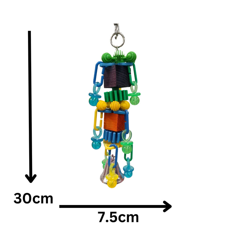 Fun Blocks and Gears Bird Toy